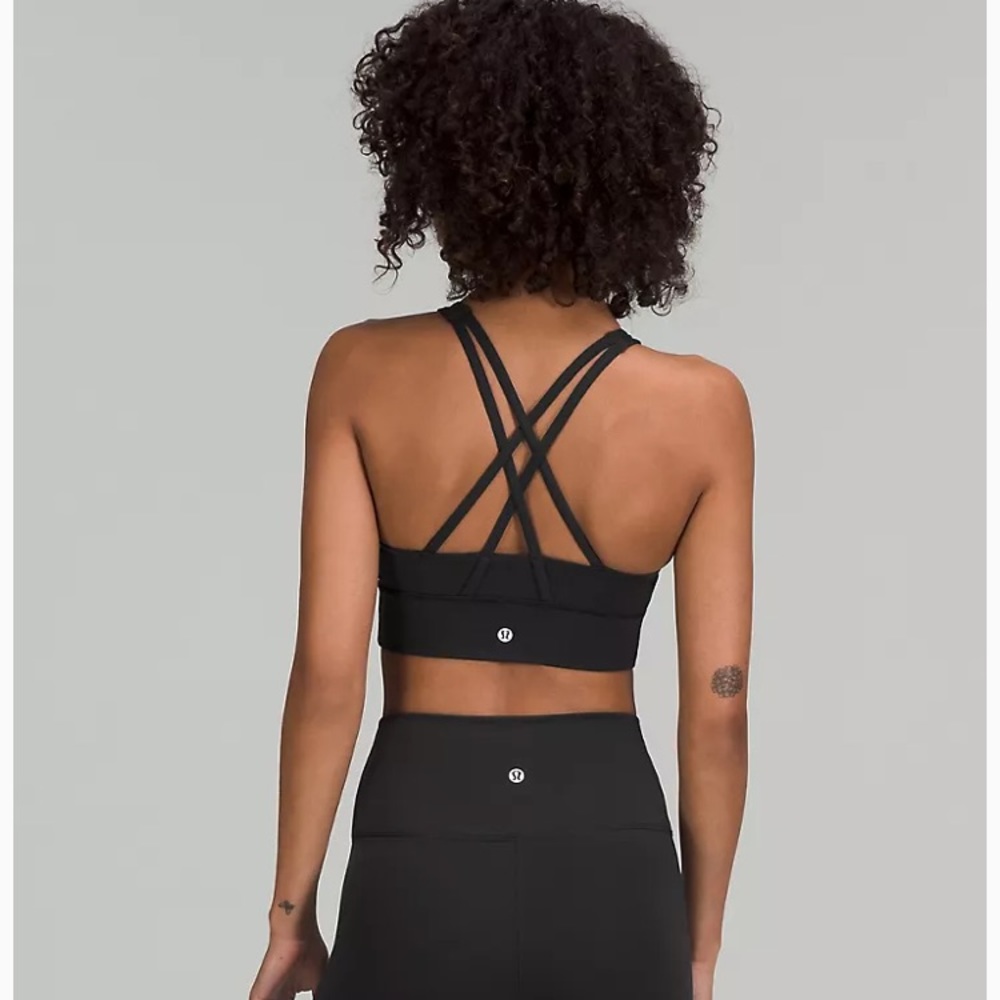 LIKE NEW Lululemon Highneck Tough Sports Bra, cross-back